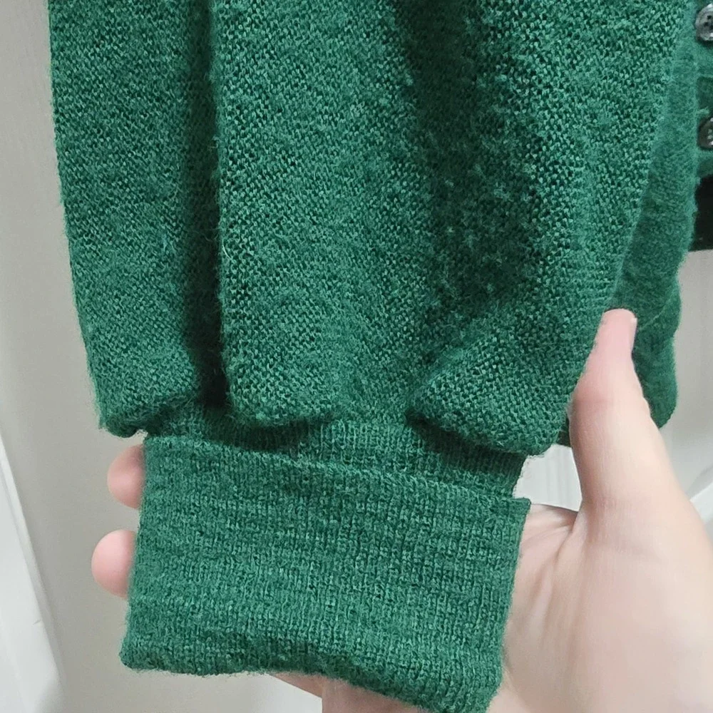 VTG Men's Pickering Pebble‎ Beach Green Golf Club Cardigan Sweater 70s Sz XL USA